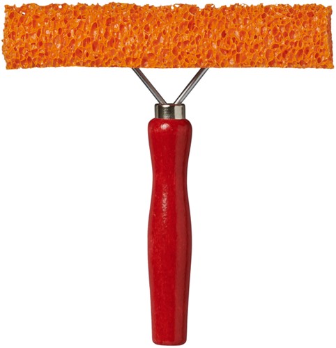 Raamtrekker ProPlus met houten steel 145mm rood 1 Stuk-1