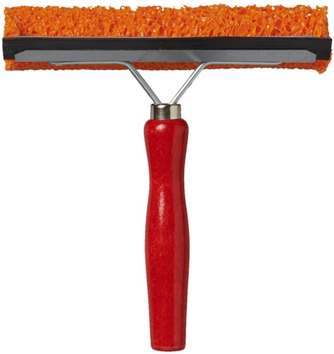 Raamtrekker ProPlus met houten steel 145mm rood 1 Stuk