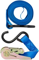 Spanband ProPlus ratel 5 meter met 2 haken blauw 1 Stuk-2
