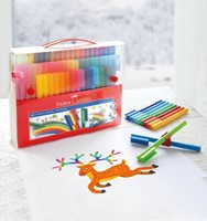 Kleurstift Faber-Castell Connector 60st koffer 60 Stuk-4