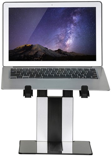 Laptopstandaard Neomounts NSLS200 opvouwbaar zwart zilver-3