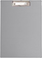 Klembord MAUL A4 staand PVC zilvergrijs 1 Stuk