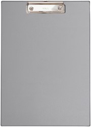 Klembord MAUL A4 staand PVC zilvergrijs 1 Stuk