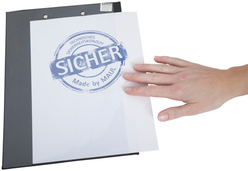 Klembord MAUL A4 staand insteektas PVC zwart 1 Stuk-1