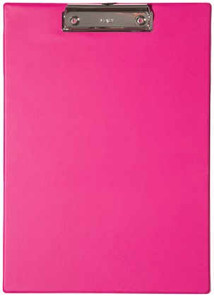 Klembord MAUL A4 staand PVC neon roze 1 Stuk