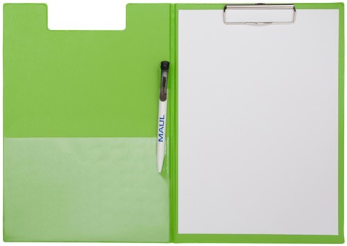 Klembordmap MAUL A4 staand penlus PVC neon groen 1 Stuk-1