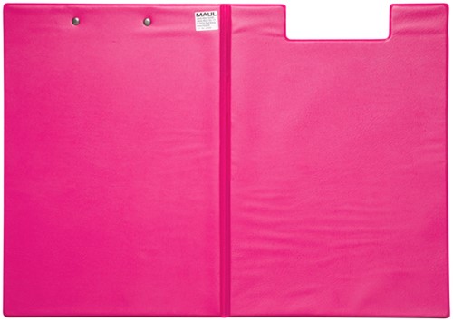 Klembordmap MAUL A4 staand penlus PVC neon roze 1 Stuk-2