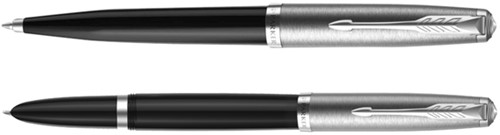Balpen Parker 51 CT M zwart 1 Stuk-3