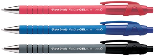 Gelschrijver Papermate FlexGrip M zwart 1 Stuk-1