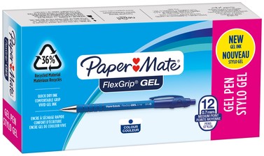 Gelschrijver Papermate FlexGrip M blauw 1 Stuk-2