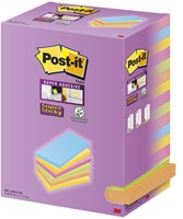 Memoblok Post-it 655 127x76mm assorti 16 Stuk