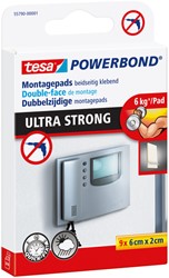 Montage pad tesa Ultra Strong dubbelz 2x6cm 9st 1 Rol