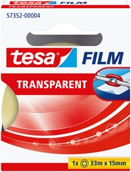 Plakband tesafilm 33mx15mm Transparant in doosje 1 Stuk