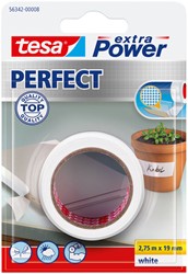 Reparatietape tesa Perfect 2.75mx19mm wit 1 Rol