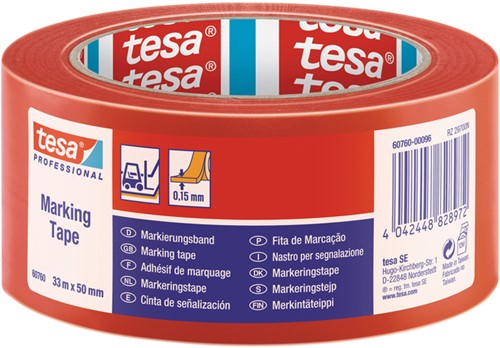 Markeringstape tesa Prof 60760 PV1 50mmx33m rd 1 Rol