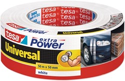 Duct tape tesa extra Power Uni 50mx50mm wit 1 Rol