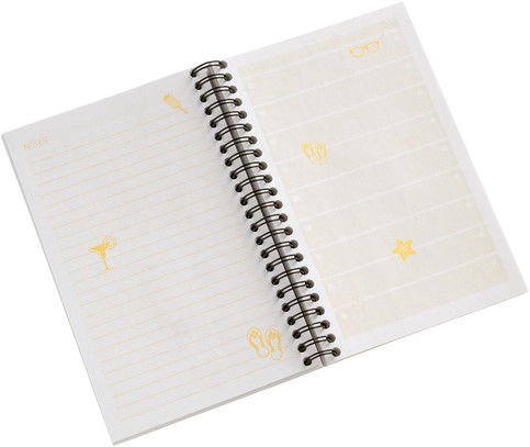 Things to do Djois Atlanta recycled papier Summer 195x125mm 100 vel 70gr geel 2 stuks-2