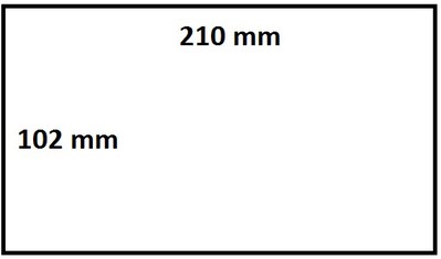 Labeletiket IEZZY 3005093 102x210mm 76mm wit 640 Stuk-2