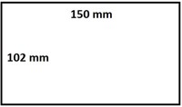 Labeletiket IEZZY Zebra 3005281-T 102x150mm 19mm wit permanent 110st-2