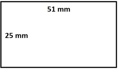 Labeletiket IEZZY 880199-025d 51x25mm 25mm wit 2580 Stuk-2