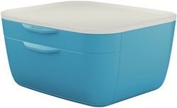 Ladenblok Leitz Cosy 2 laden blauw 1 Stuk