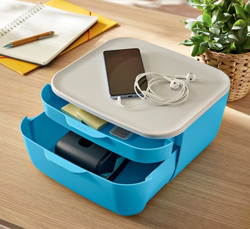 Ladenblok Leitz Cosy 2 laden blauw 1 Stuk-3