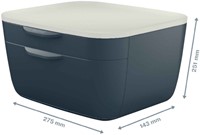 Ladenblok Leitz Cosy 2 laden grijs 1 Stuk-2