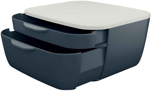 Ladenblok Leitz Cosy 2 laden grijs 1 Stuk-3