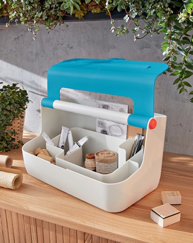OPBERGBOX LEITZ COZY DRAAGBAAR BLAUW 1 Stuk-3
