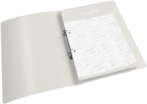 Ringband Leitz Cosy A4 2-rings O-mech geel 1 Stuk-2