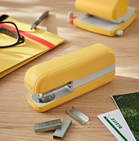 Nietmachine Leitz Cosy 30 vel 24/6 fluweel geel 1 Stuk-1