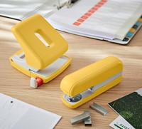 Nietmachine Leitz Cosy 30 vel 24/6 fluweel geel 1 Stuk-2