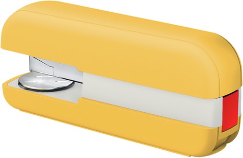 Nietmachine Leitz Cosy 30 vel 24/6 fluweel geel 1 Stuk-2