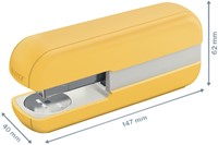 Nietmachine Leitz Cosy 30 vel 24/6 fluweel geel 1 Stuk-3