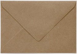Envelop Papicolor EA5 156x220mm recycled kraft br 6 Stuk