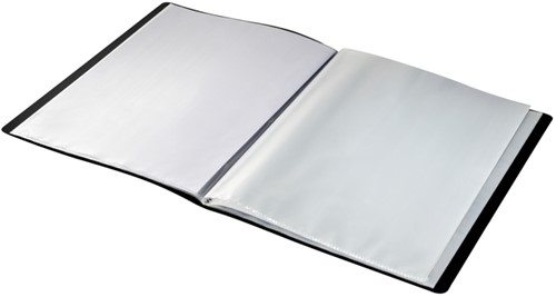 Showmap Leitz Recycle A4 20-tassen PP zwart 1 Stuk-1