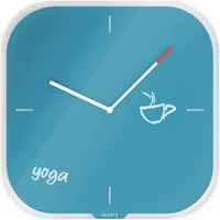 WANDKLOK LEITZ COSY GLAS BLAUW 1 Stuk-2