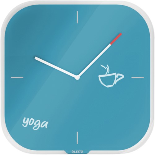 WANDKLOK LEITZ COSY GLAS BLAUW 1 Stuk-2