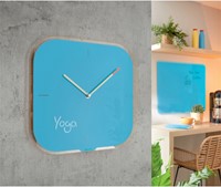 WANDKLOK LEITZ COSY GLAS BLAUW 1 Stuk-1