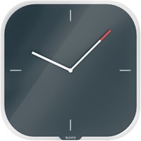 WANDKLOK LEITZ COSY GLAS GRIJS 1 Stuk