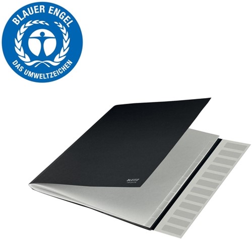 SORTEERMAP LEITZ RECYCLE 12-TABS ZWART 1 Stuk-1