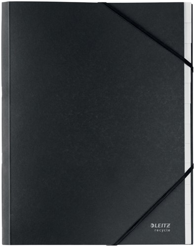 SORTEERMAP LEITZ RECYCLE 12-TABS ZWART 1 Stuk