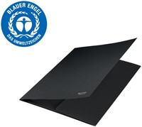 Dossiermap Leitz Recycle A4 3kleps karton zwart 1 Stuk-2