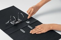 Ordner Leitz Recycle 180° 50mm karton A4 zwart 1 Stuk-3