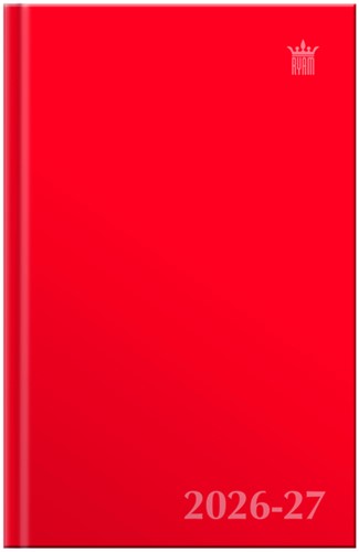 Schoolagenda 2026-2027 Ryam Studie Uni 7d/2p rood 1 Stuk