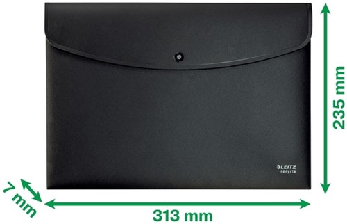 ENVELOPTAS LEITZ RECYCLE PP ZWART 1 Stuk-2