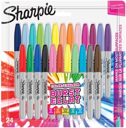 Viltstift Sharpie Burst Eclat F assorti 28 Stuk