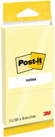 Memoblok Post-it Notes 6810 38x51mm canary yellow 3 Stuk
