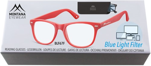 Leesbril Montana +2.00dtp blue light filter rood 1 Stuk-2