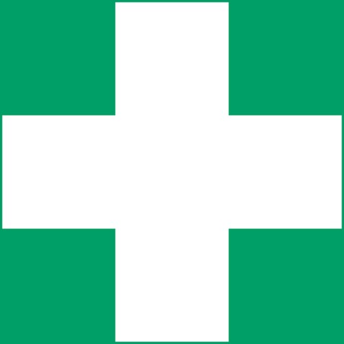 Pictogram bordje Djois EHBO 200x200mm gn 1 Stuk